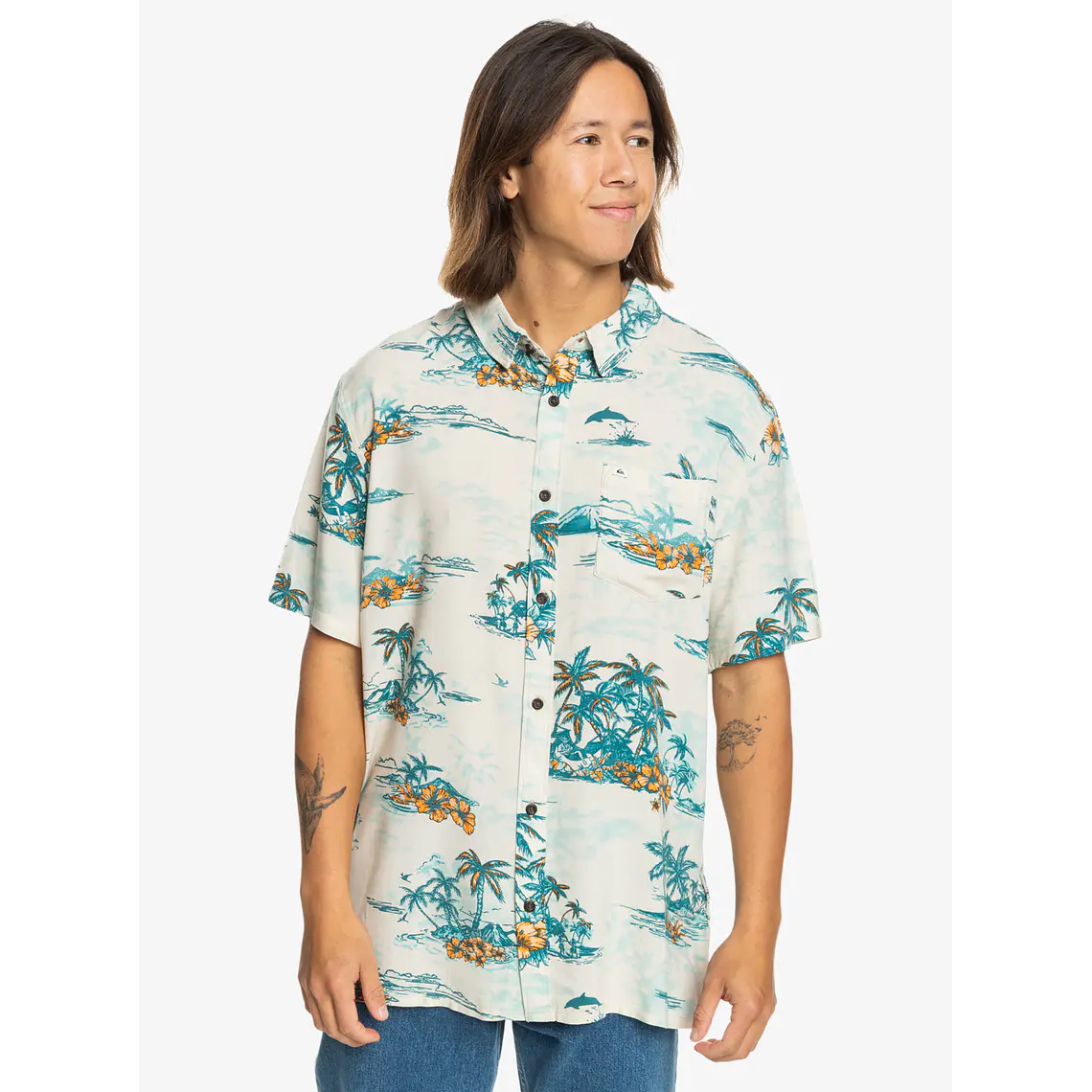 Camisa Quiksilver Mens Longmanhill Ss 1