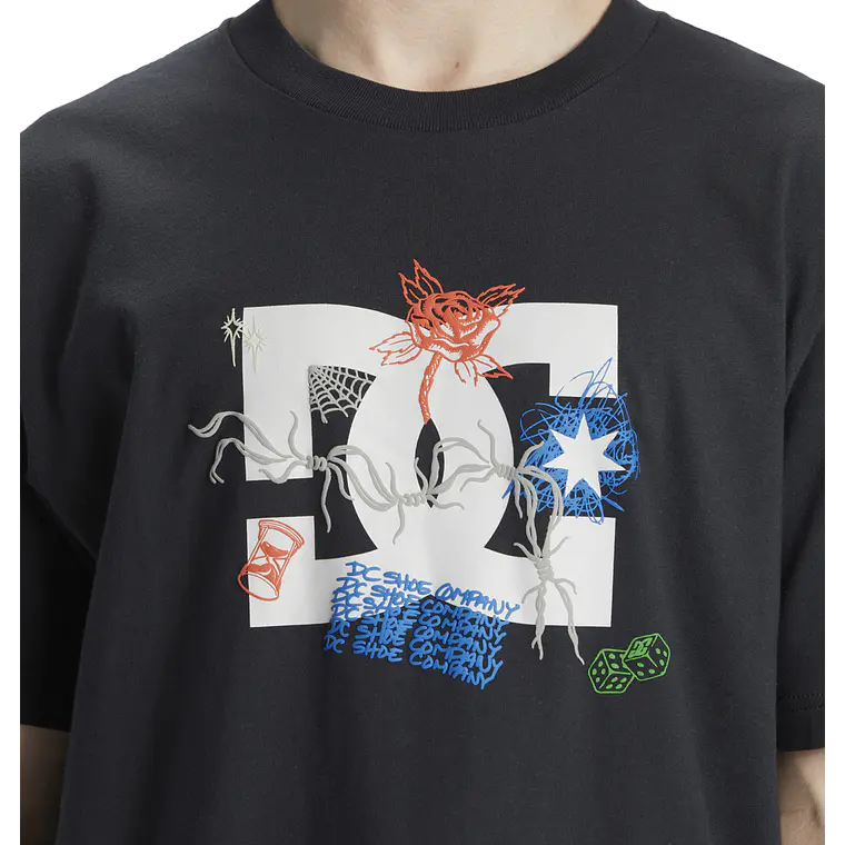 T-Shirt DC Mens Scribble Hss 3