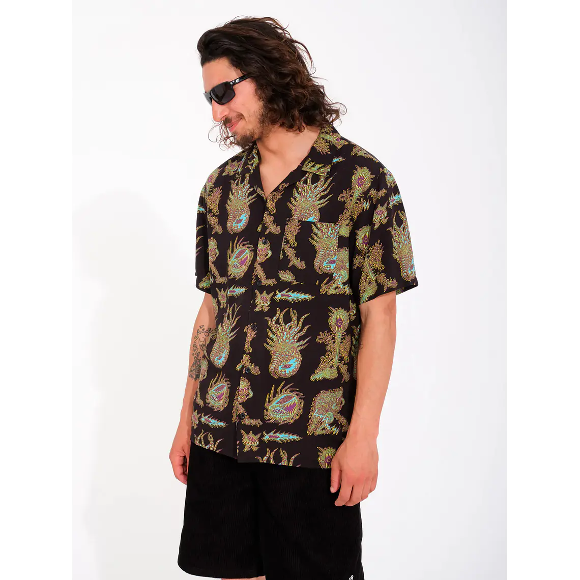 Camisa Volcom Men Fa Tetsunori Ss 1
