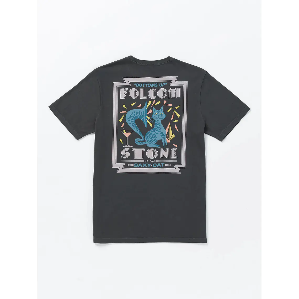 T-Shirt Volcom Men Saxy Cat Sst 2