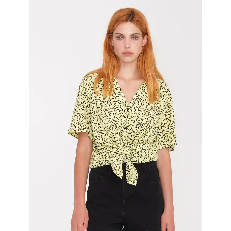 Camisa Volcom Wos Surfpunk Woven Ss 1