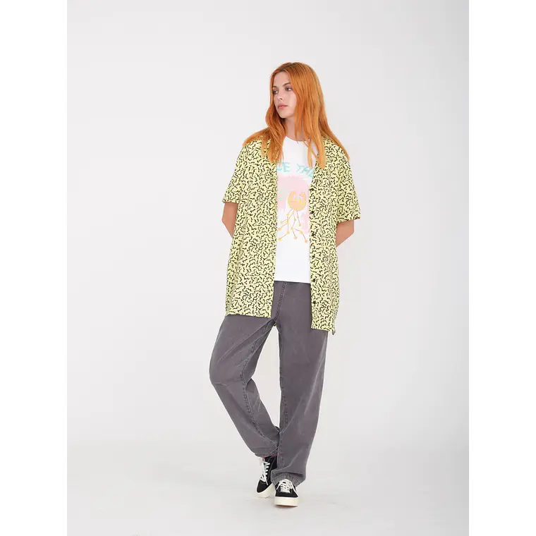 Camisa Volcom Wos Surfpunk Woven Ss 4