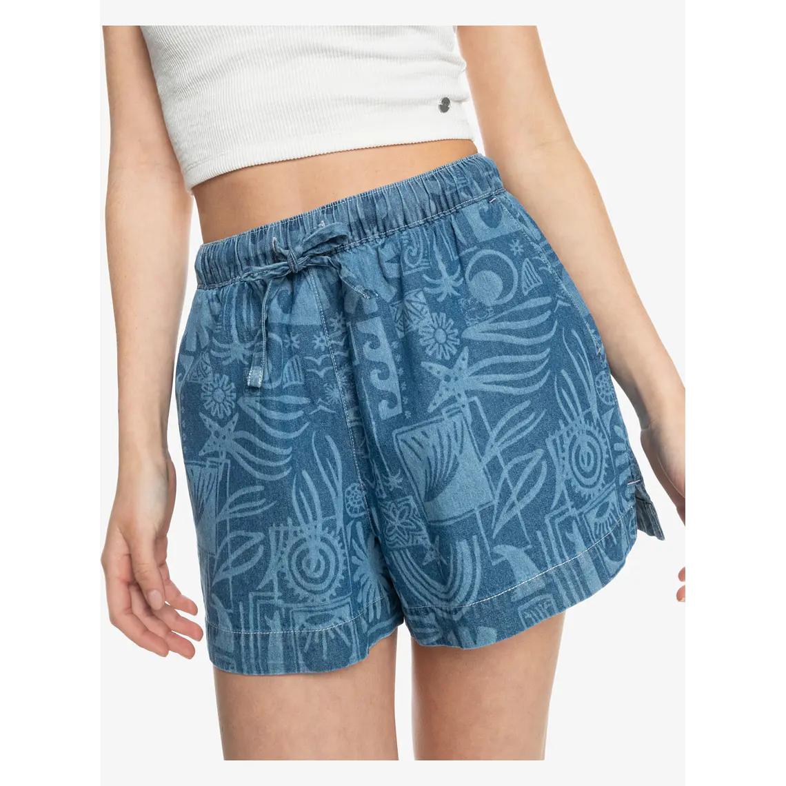 Walkshort Roxy Wos Lekeitio Break High Denim Pt 1