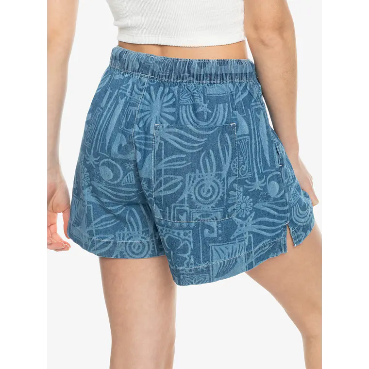 Walkshort Roxy Wos Lekeitio Break High Denim Pt 2