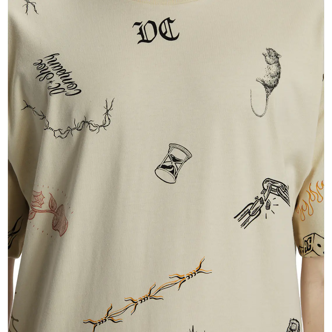 T-Shirt DC Mens Scribble Ss 3