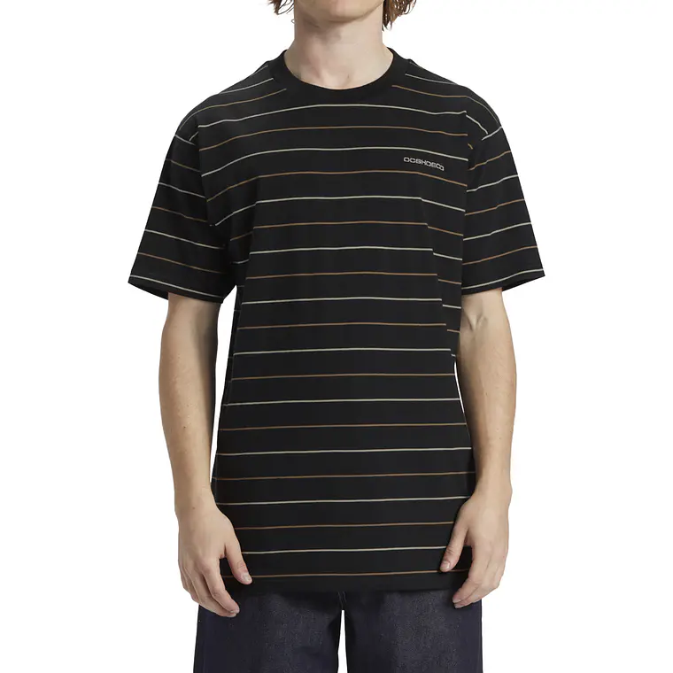 T-Shirt DC Mens Lowstate Stripe Ss 1