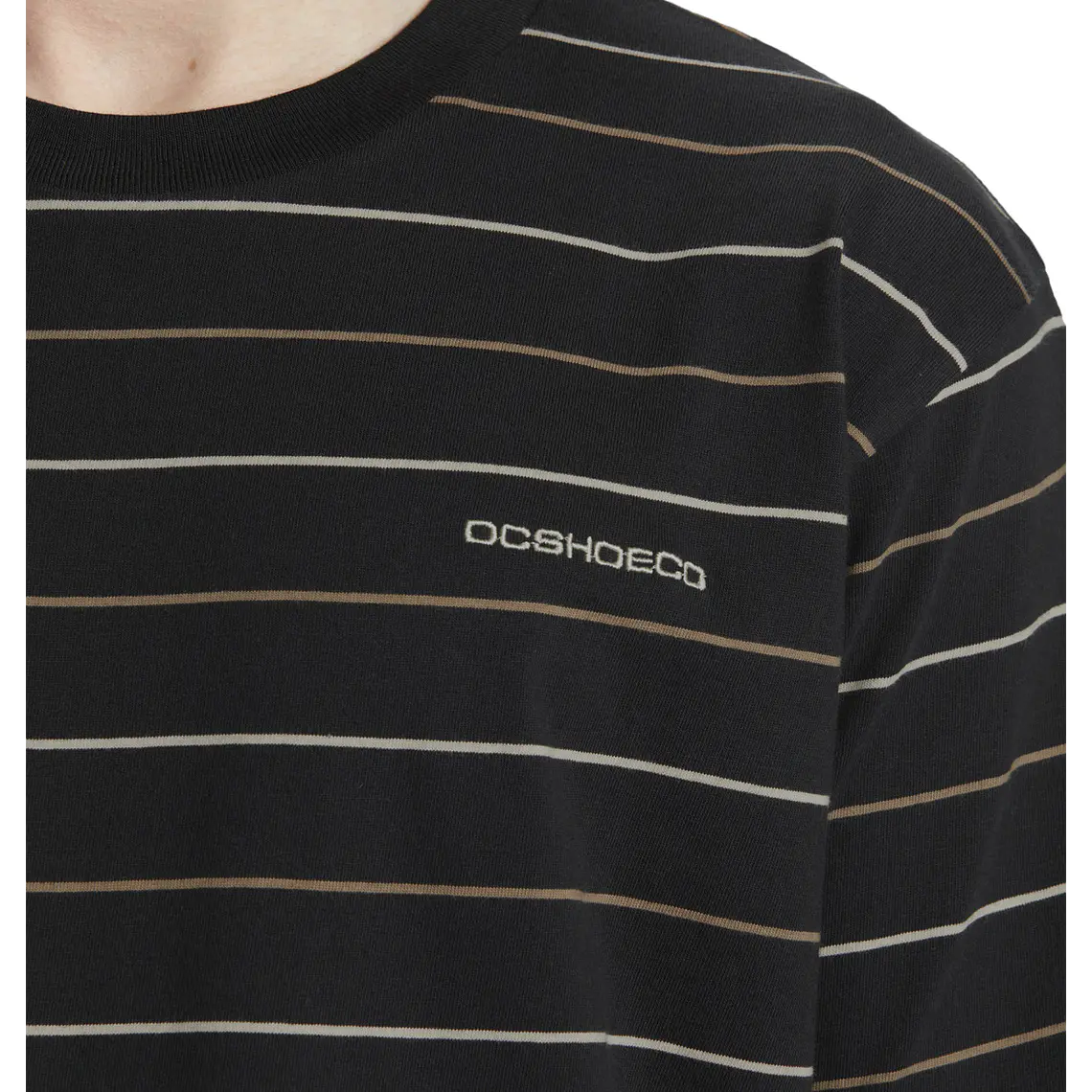 T-Shirt DC Mens Lowstate Stripe Ss 3