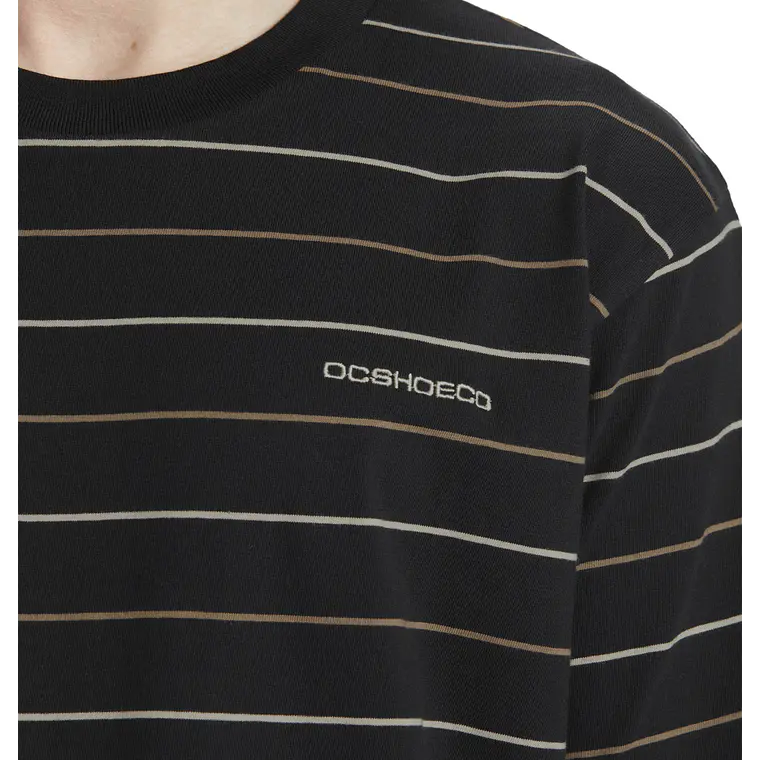 T-Shirt DC Mens Lowstate Stripe Ss 3