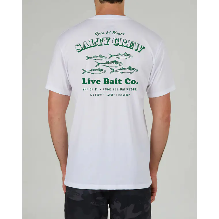 T-Shirt Salty Crew Green Rat Pack Premium 1