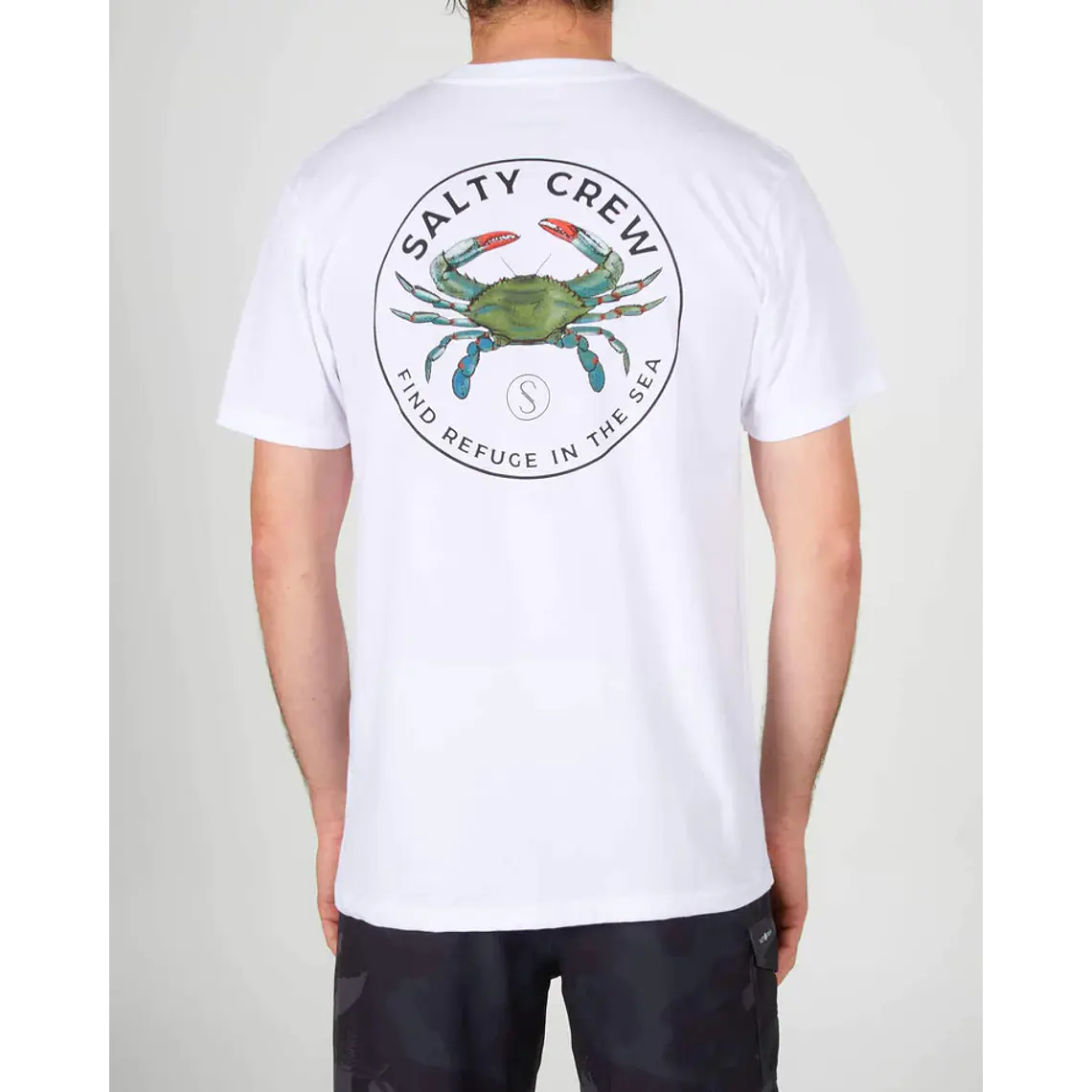 T-Shirt Salty Crew Blue Crabber Premium 1
