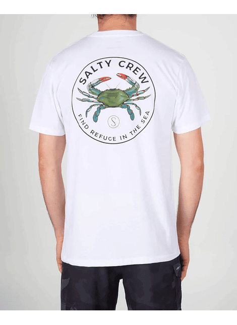 T-Shirt Salty Crew Blue Crabber Premium