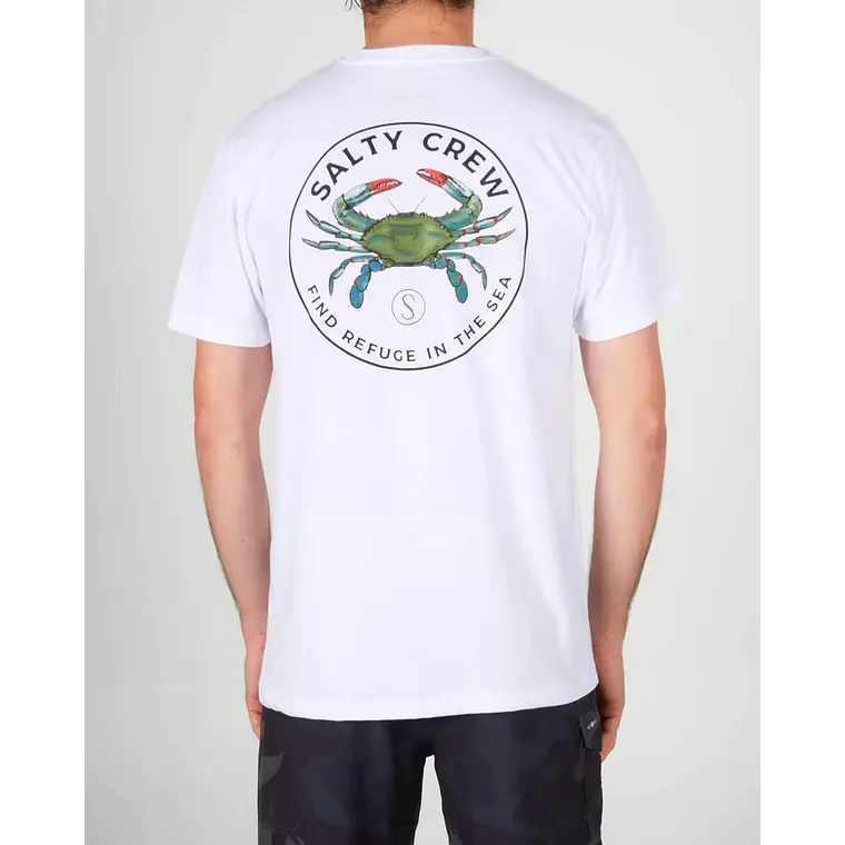 T-Shirt Salty Crew Blue Crabber Premium 1