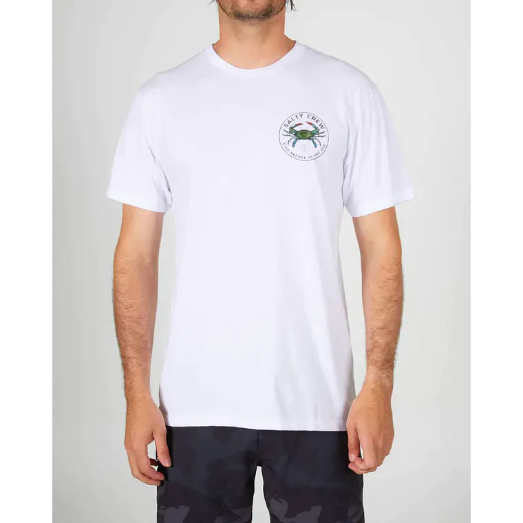 T-Shirt Salty Crew Blue Crabber Premium 2