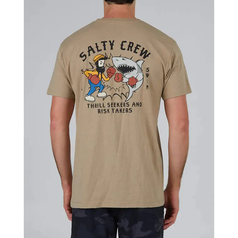 T-Shirt Salty Crew Fish Fight Standard 1
