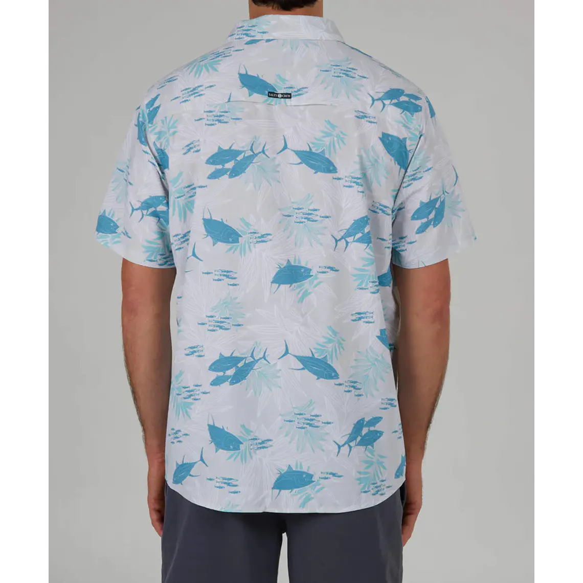 Camisa Salty Crew Feeding Frenzy Uv Woven 2