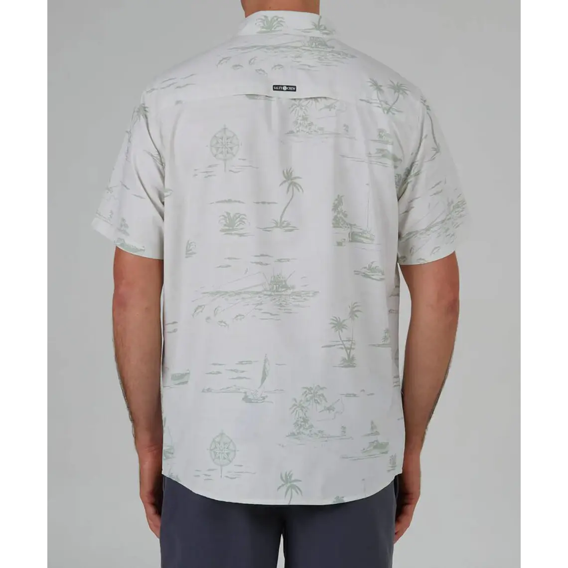 Camisa Salty Crew Seafarer S/S Tech Woven 2