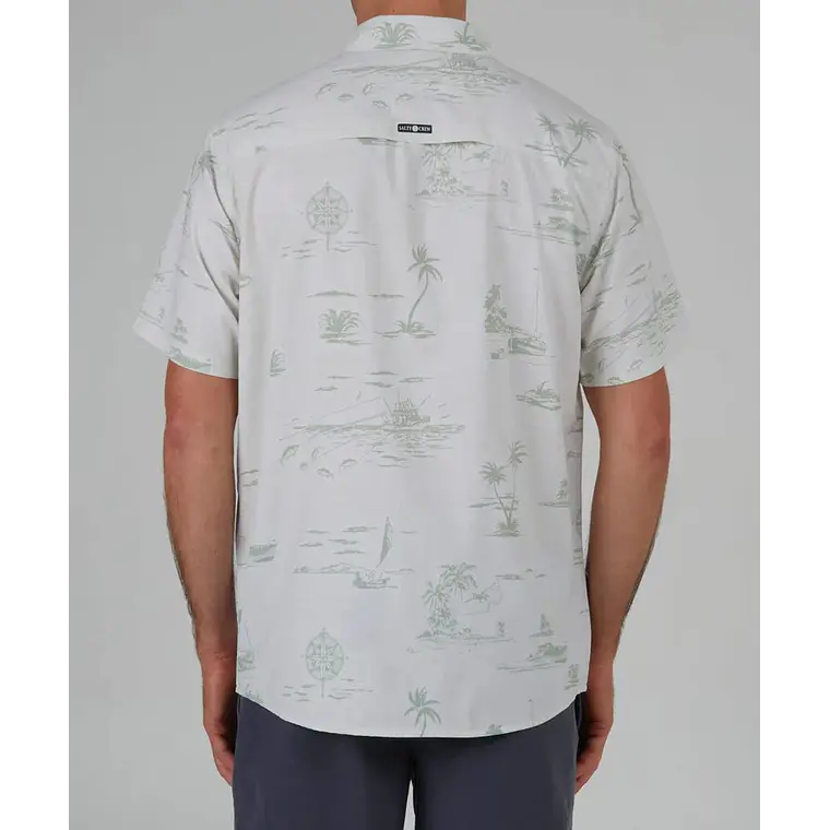 Camisa Salty Crew Seafarer S/S Tech Woven 2
