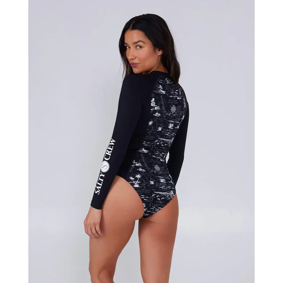 Licra Salty Crew Deep Sea One Piece Rashguard 2