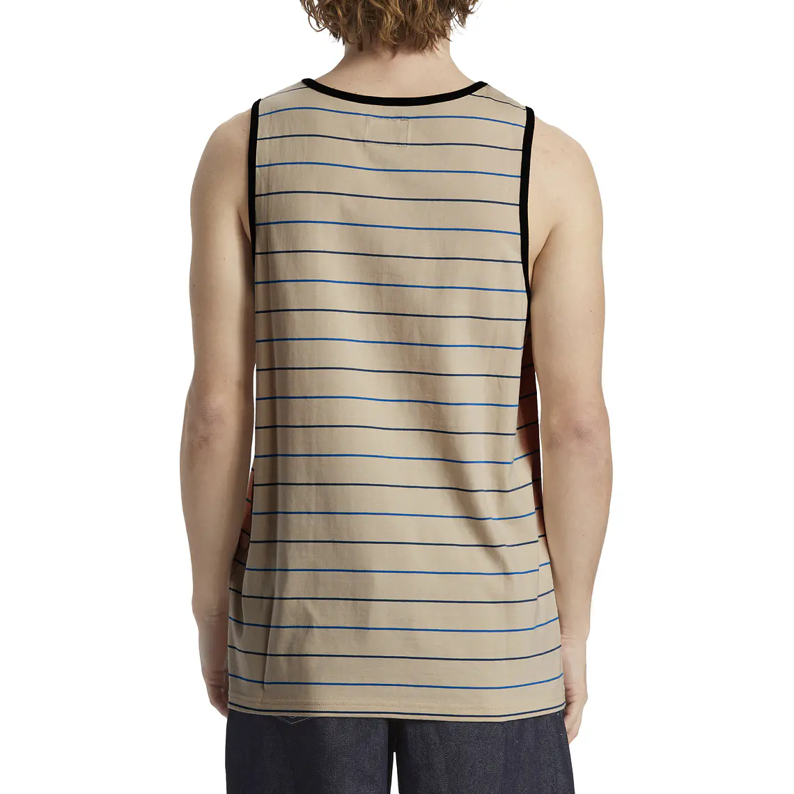 T-Shirt Alças DC Mens Lowstate Stripe Tank 2