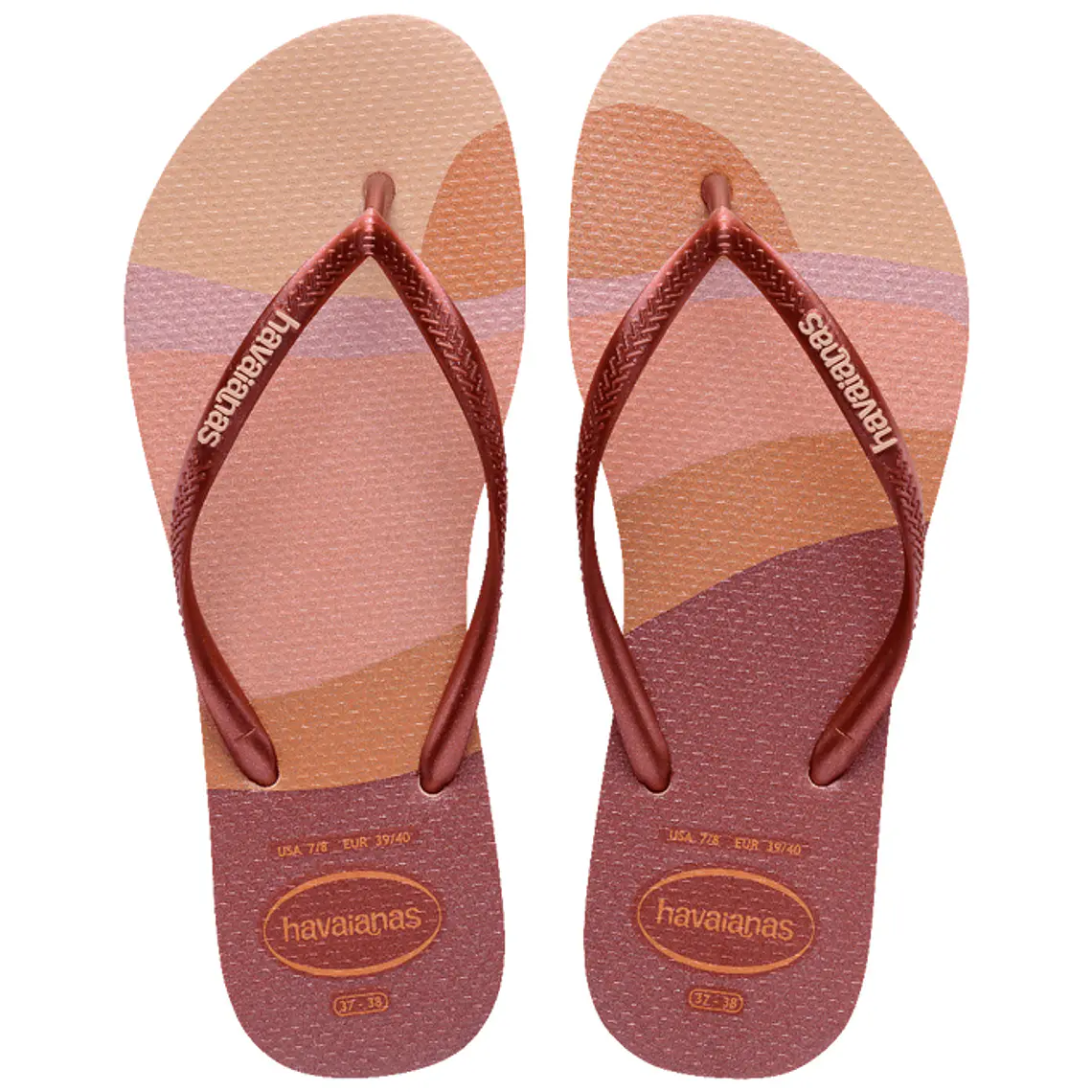 Chinelos Havaianas Slim Palette Glow 1
