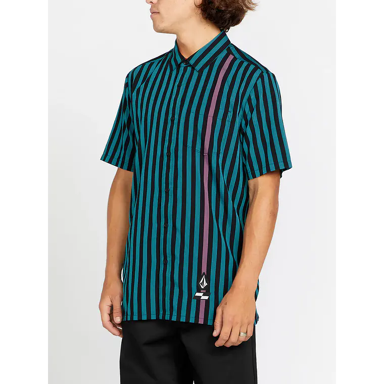 Camisa Volcom Men Schroff X Volcom Stripe Ss 1