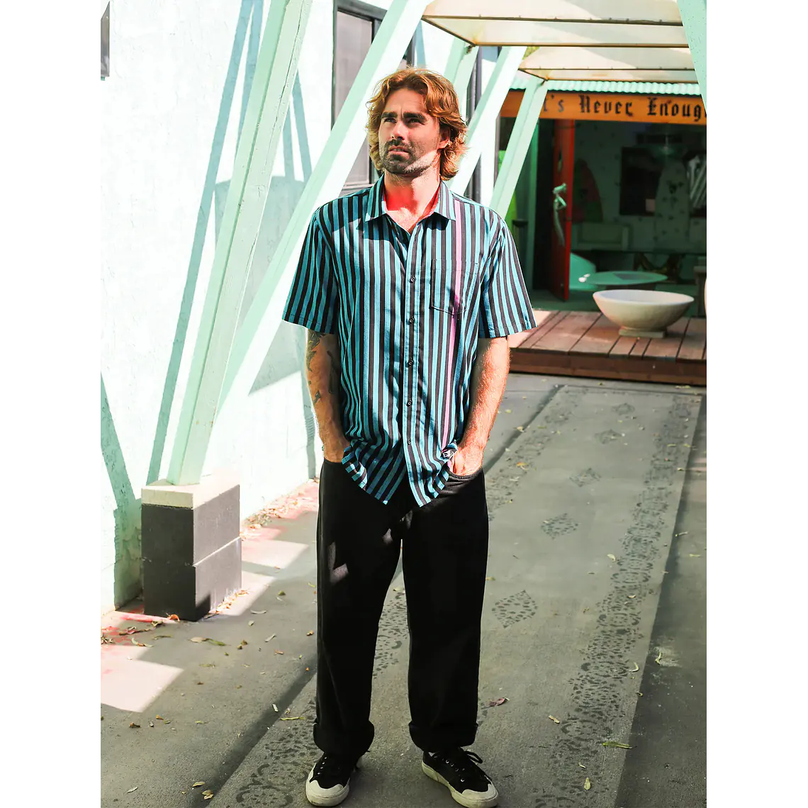 Camisa Volcom Men Schroff X Volcom Stripe Ss 3