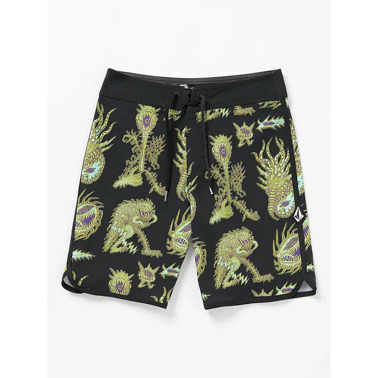 Boardshort Volcom Kids Fa Tetsunori Mod Scallop 1