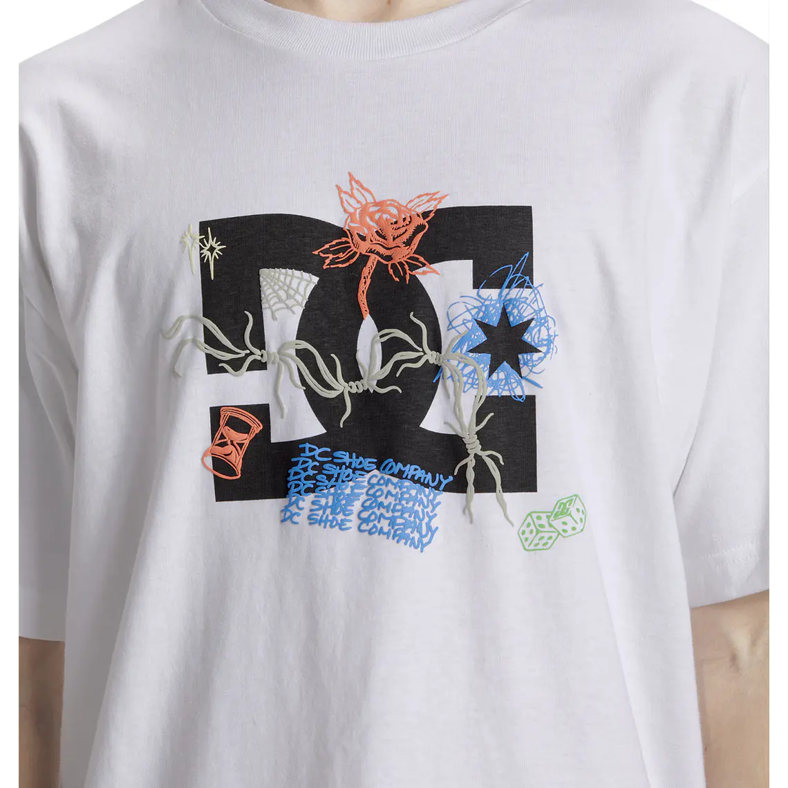 T-Shirt DC Mens Scribble Hss 3