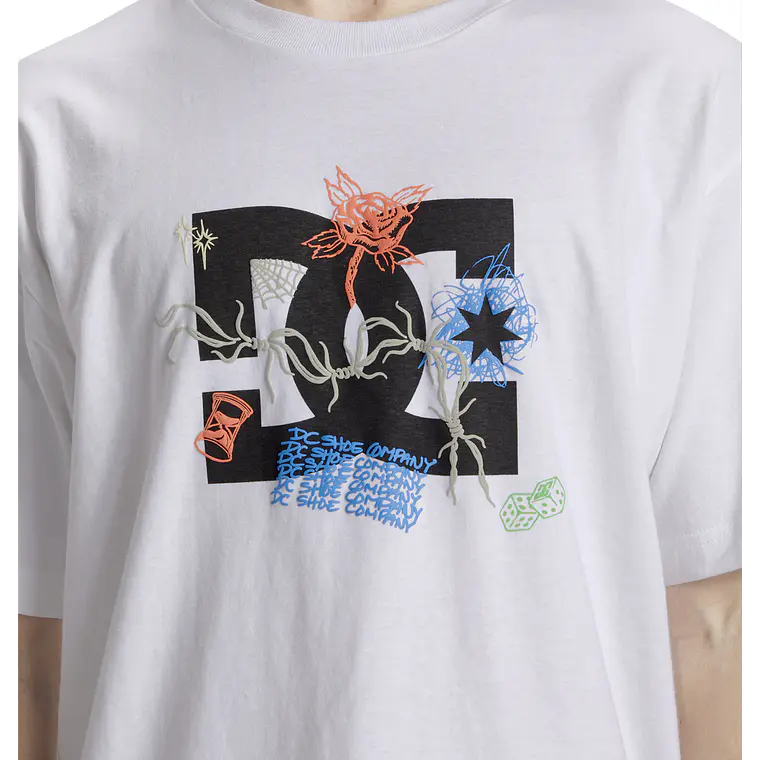T-Shirt DC Mens Scribble Hss 3
