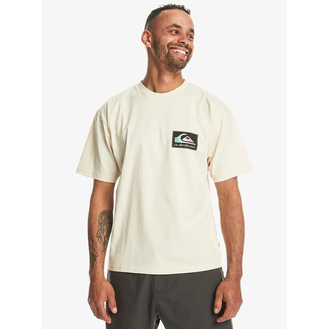 T-Shirt Quiksilver Mens Back Flash Ss 2