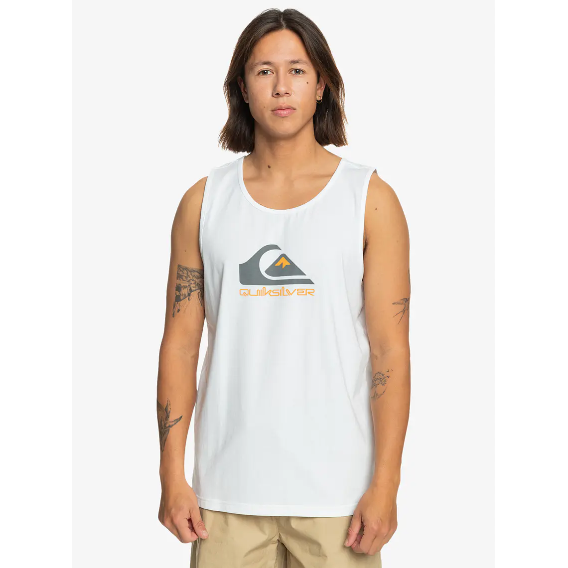 T-Shirt Alças Quiksilver Mens Comp Logo Tank 1