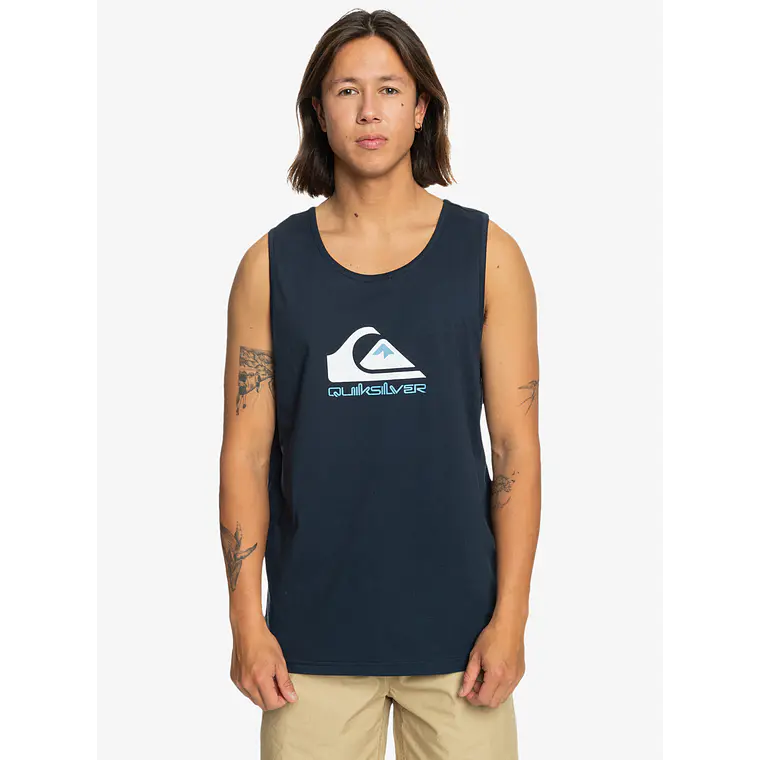 T-Shirt Alças Quiksilver Mens Comp Logo Tank 1