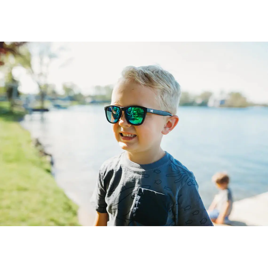 Oculos KN Kids Premiums Black/Green Moon 4