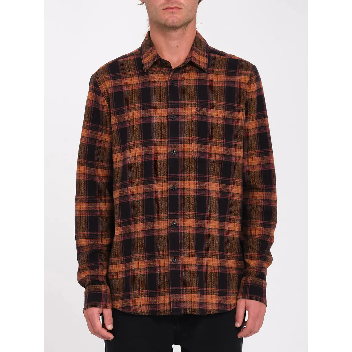 Camisa Volcom Mens Baystone Flannel 1