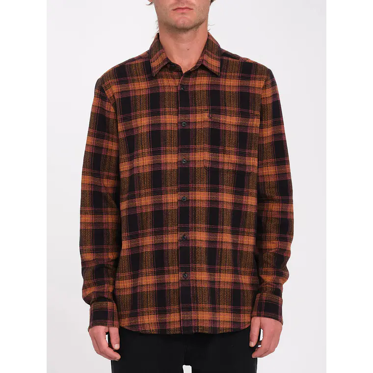 Camisa Volcom Mens Baystone Flannel 1