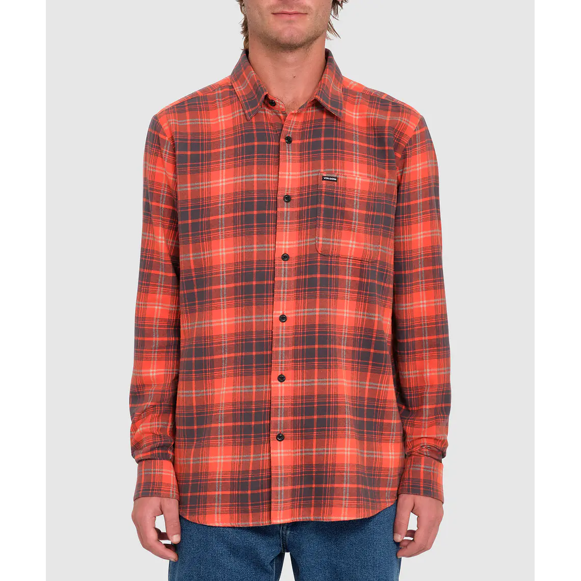 Camisa Volcom Mens Caden Plaid 1