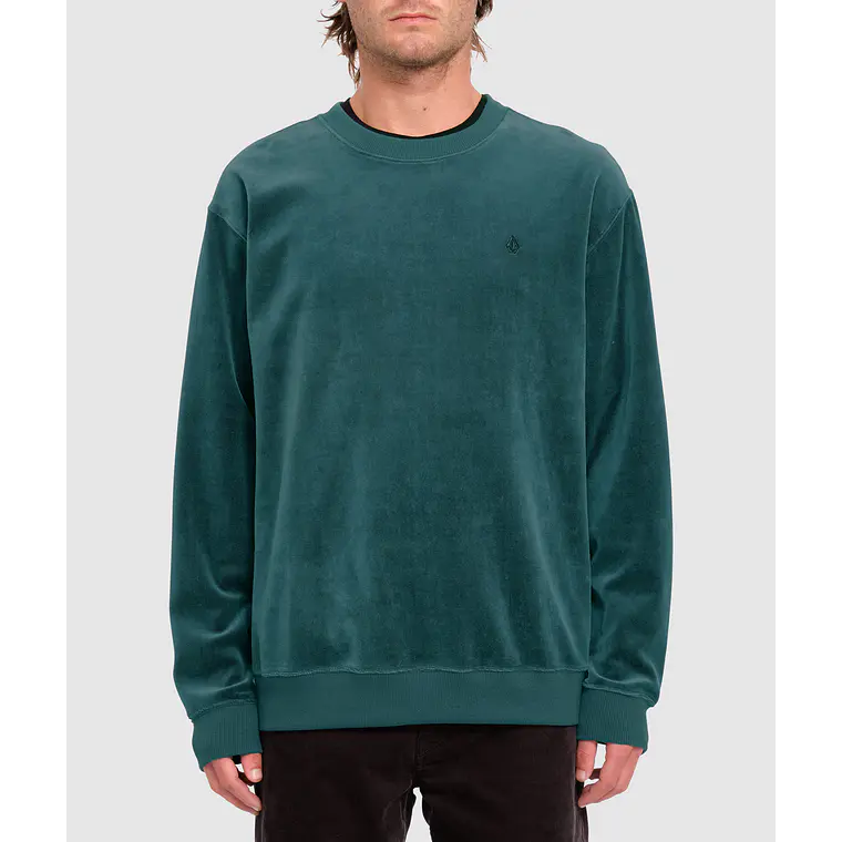 Sweat Crew Volcom Mens Single Stone Velvet 1
