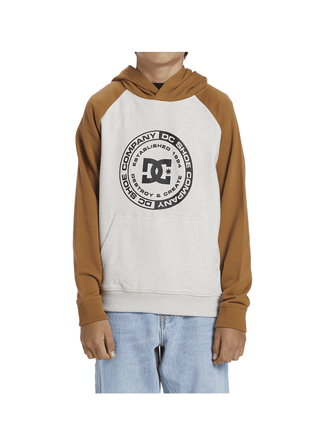 Sweat Hood DC Kids Corpo Raglan Ph Boy