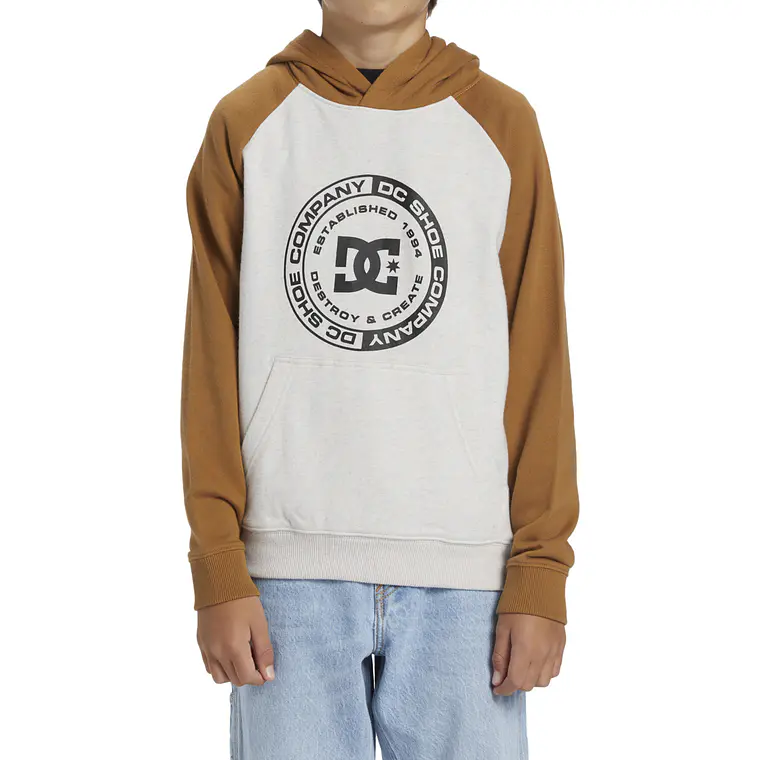 Sweat Hood DC Kids Corpo Raglan Ph Boy 1