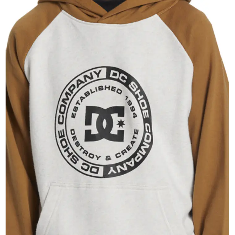 Sweat Hood DC Kids Corpo Raglan Ph Boy 3