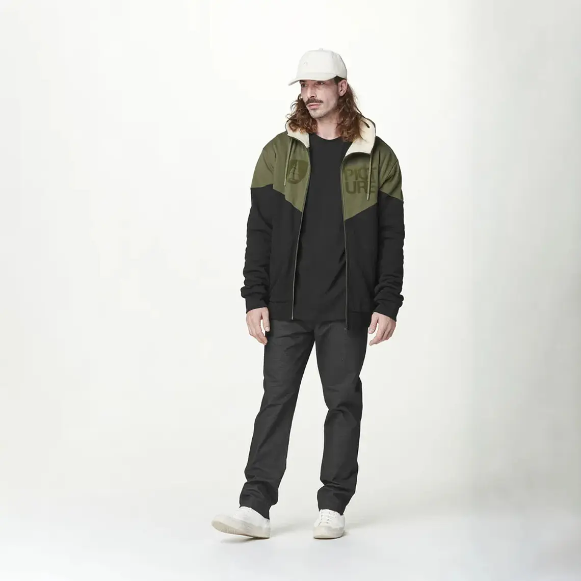 Sweat ZH Picture Mens Basement Plush Zip Hoodie 2
