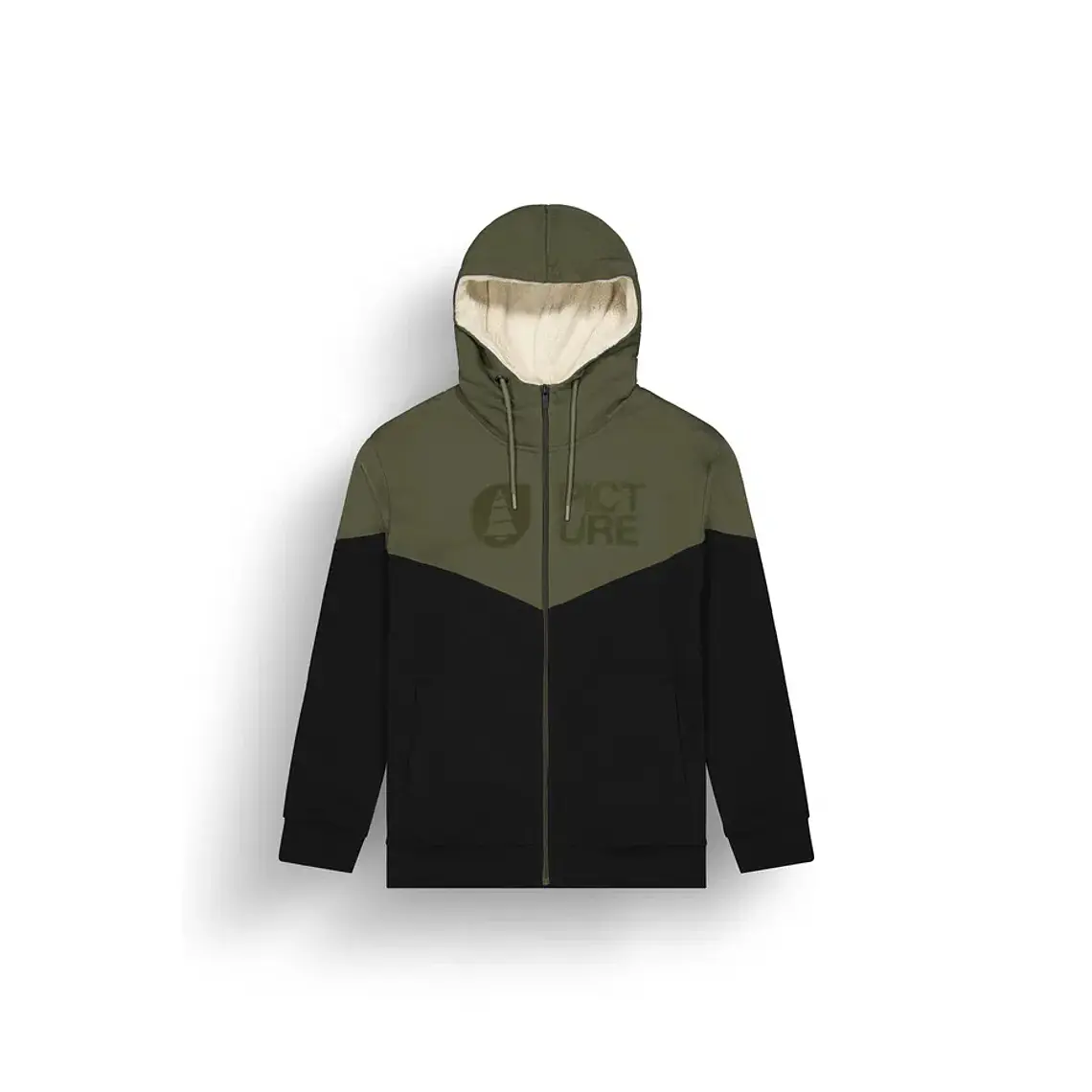 Sweat ZH Picture Mens Basement Plush Zip Hoodie 4