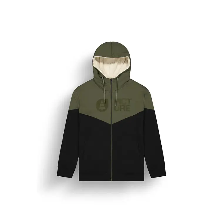Sweat ZH Picture Mens Basement Plush Zip Hoodie 4