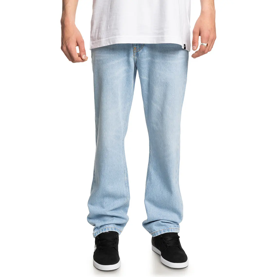 Calças DC Mens Worker Straight Denim 1