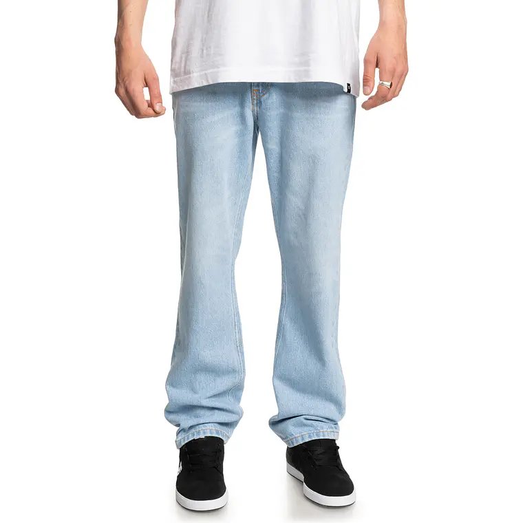 Calças DC Mens Worker Straight Denim 1