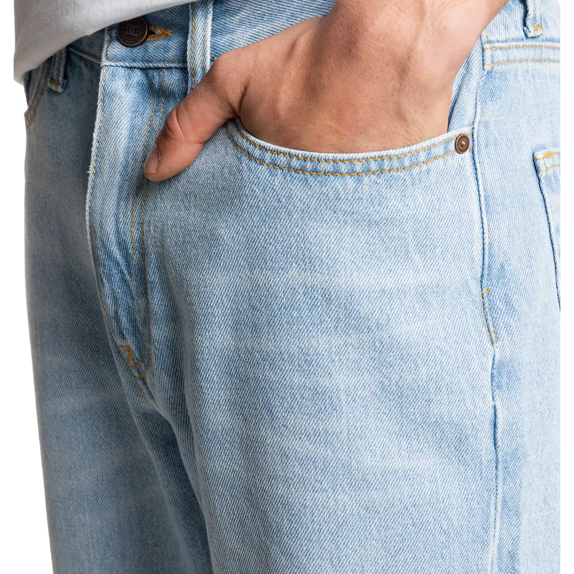 Calças DC Mens Worker Straight Denim 3