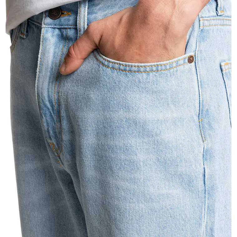 Calças DC Mens Worker Straight Denim 3