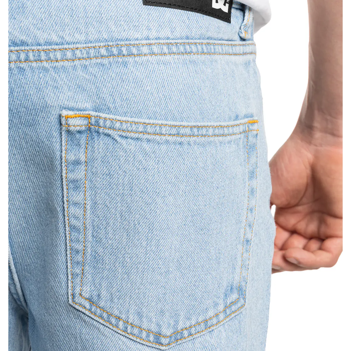 Calças DC Mens Worker Straight Denim 4