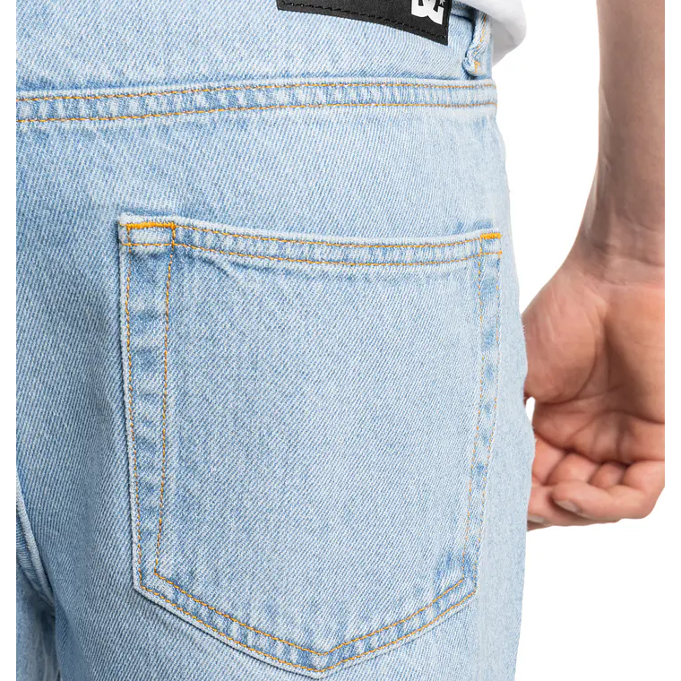 Calças DC Mens Worker Straight Denim 4