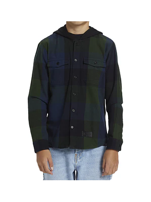 Camisa DC Kids Ruckus Hooded Boy
